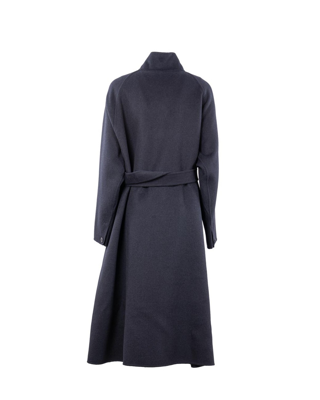 shop EMPORIO ARMANI  Cappotto: Emporio Armani cappotto in misto lana.
Collo alto.
Abbottonatura decentrata.
Maniche lunghe.
Cintura coordinata in vita.
Tasche laterali.
Capo sfoderato.
Composizione: 56% lana vergine, 39% poliestere, 2% viscosa, 2% poliammide, 1% acrilica.
Made in China.. EW001301 AF14263-UB115 number 3916054